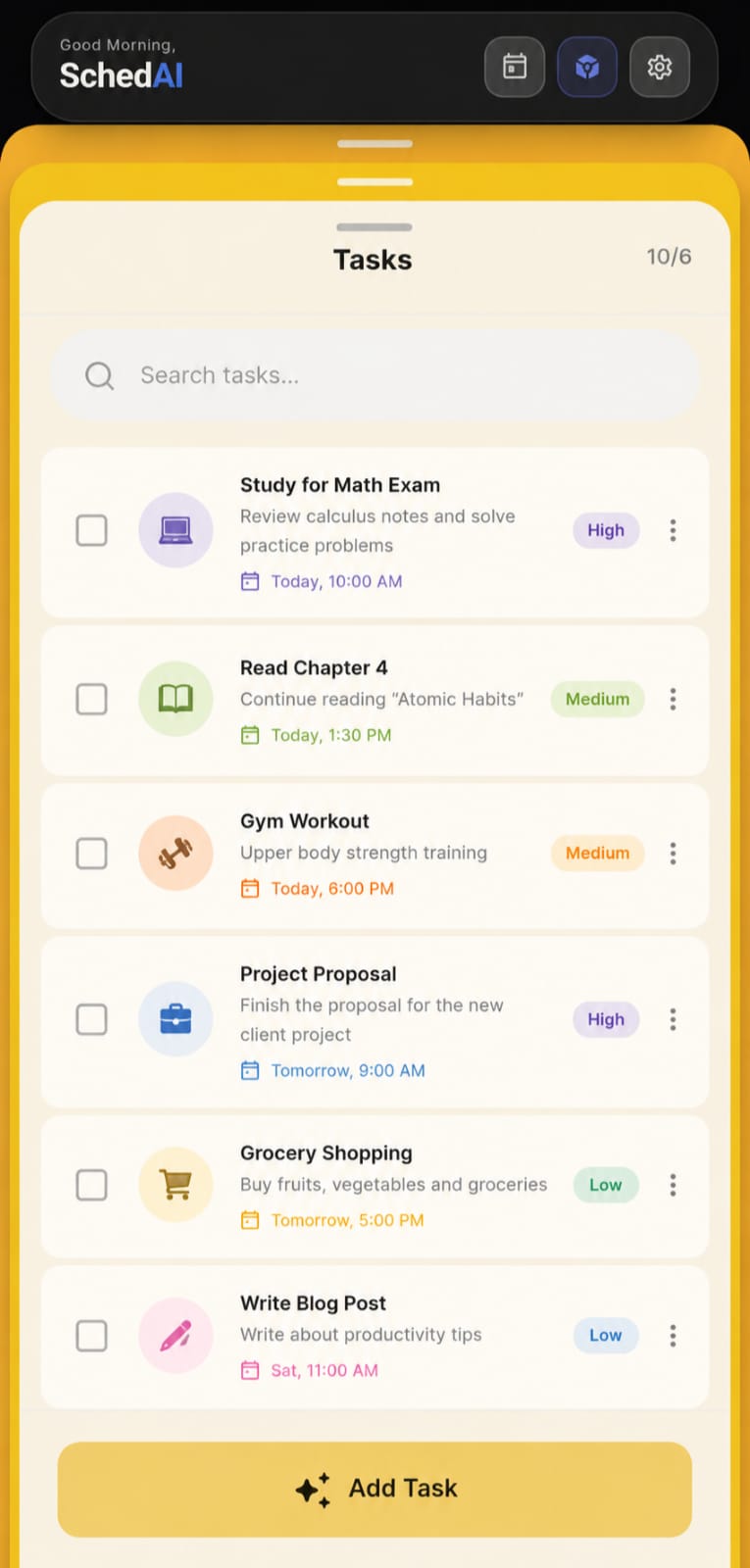 Schedule AI Client Preview
